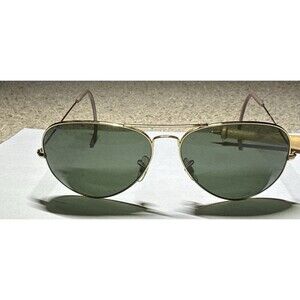 Ray-Ban RB3025 Aviator Men's Sunglasses - Gold Made In Italy Large Metal
